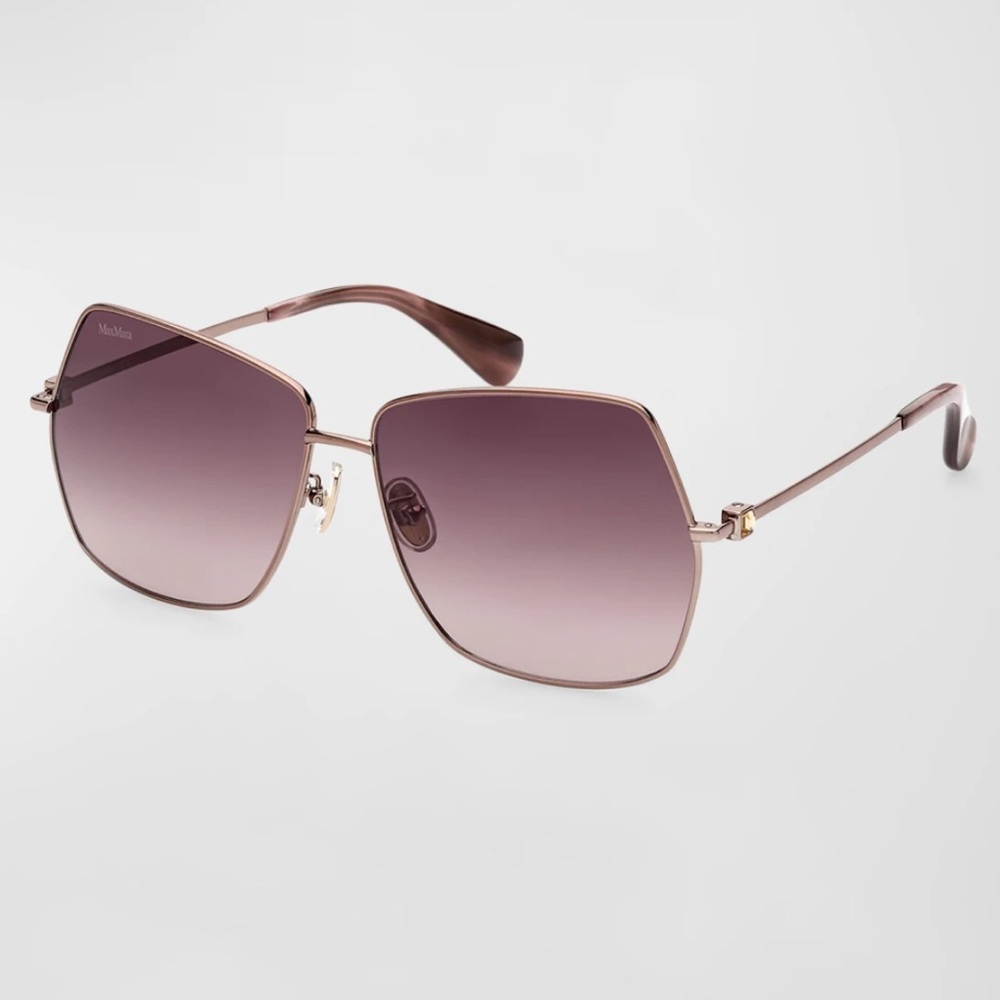 NEW Max Mara 61mm Geometric Sunglasses